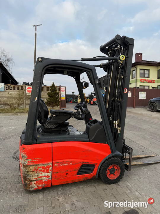 wózek widłowy elektryczny LINDE E15 Triplex 550m Wózki widłowe łódzkie