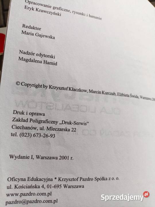 Matematyka rozszerzona Pazdro najtańsze matematyka Warszawa