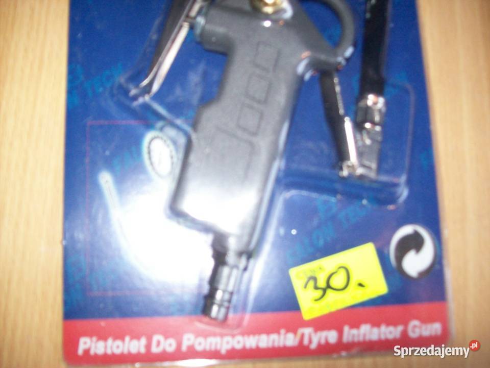 PISTOLET DO POMPOWANIA kół kompresor manometr Głogowa