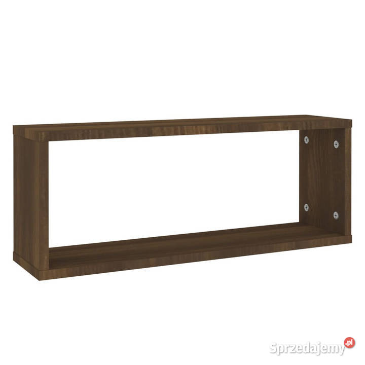 Półki ścienne 2 brązowy dąb 60x15x23 WM815930