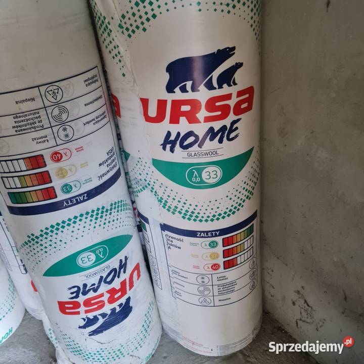 Wełna mineralna szklana HOME 33 150 mm URSA mazowieckie Kuski sprzedam