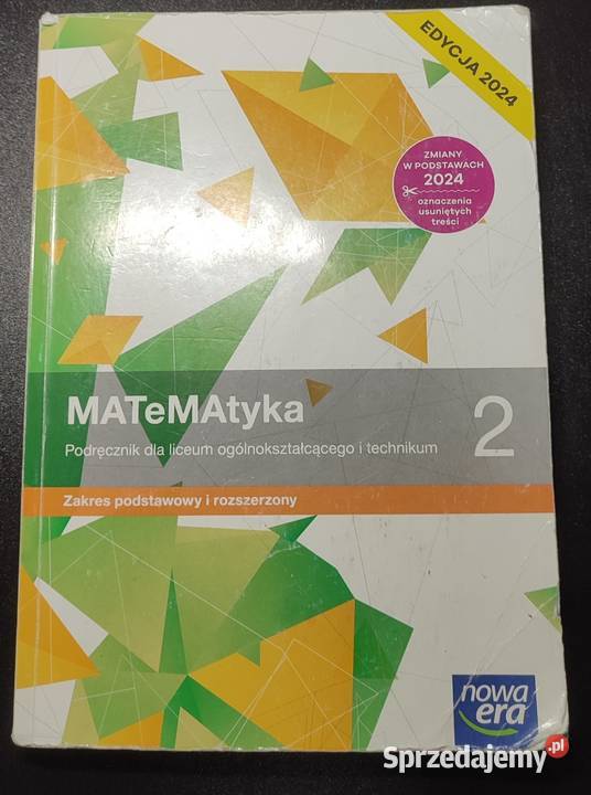 Książka matematyka 2 Rok wydania 2024 dolnośląskie Lubin