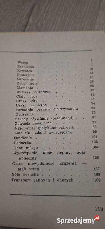 Pierwsze wydanie 1974 Pierwsza pomoc M Fryer Antykwariat Łęczyca