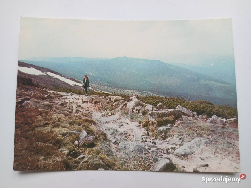Pocztówka Karkonosze 1972r PRLu Pocztówki i karty telefoniczne Dąbrowa Górnicza