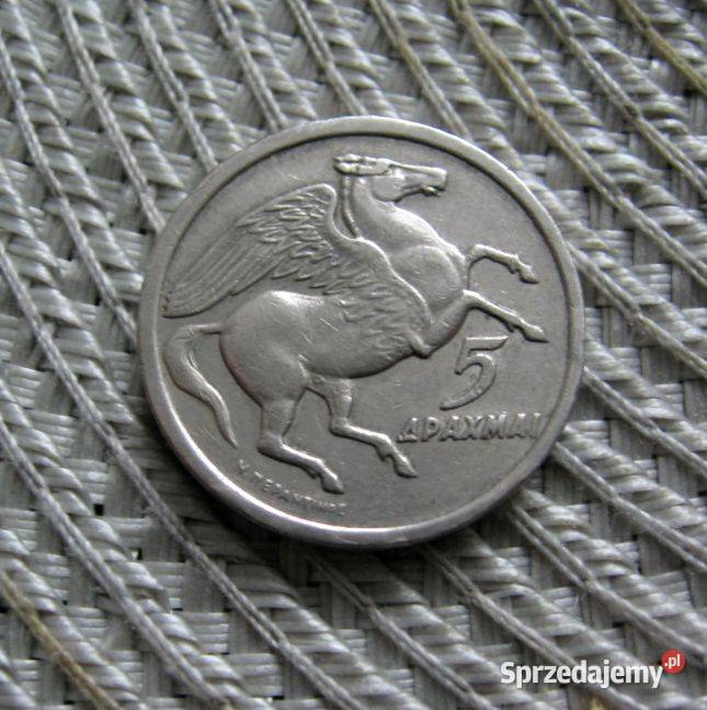 Grecja 5 Drachm 1973r Junta Kalisz sprzedam