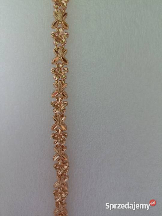 Bransoletka ażurowa stal chirurgiczna Łódź