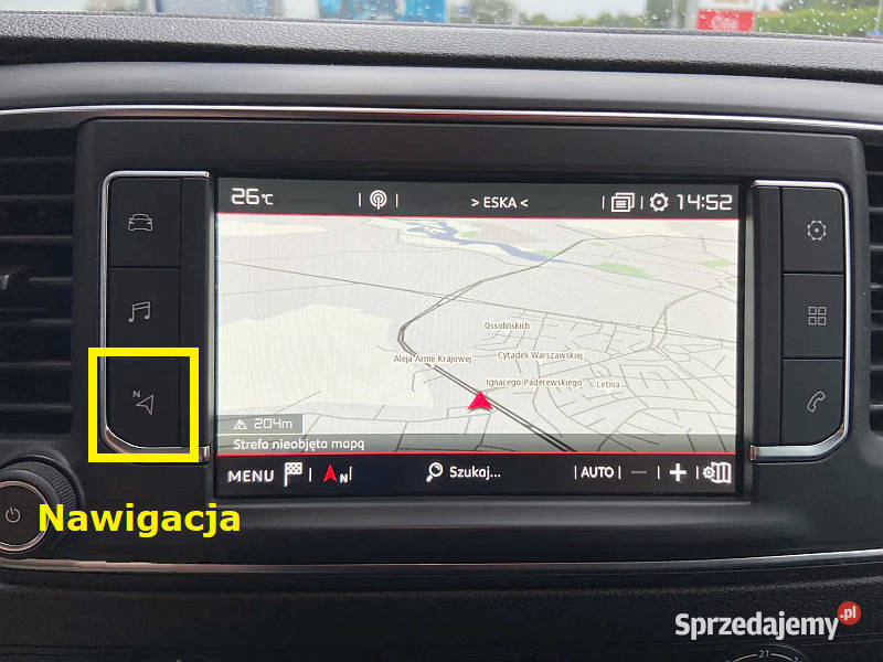 Aktualizacja Mapy NAC Peugeot 508 3008 208 2008 Olsztyn sprzedam