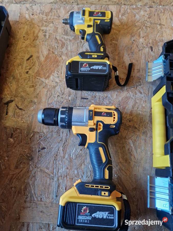 MEGA ZESTAW WKRĘTARKA AKU KLUCZ UDAROWY AKU 48V Głogowa