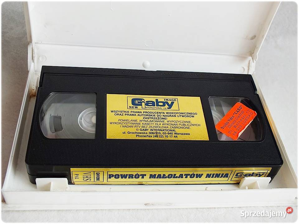 Kaseta VHS Powrót Małolatów Ninja Ninja Kids sprzedam