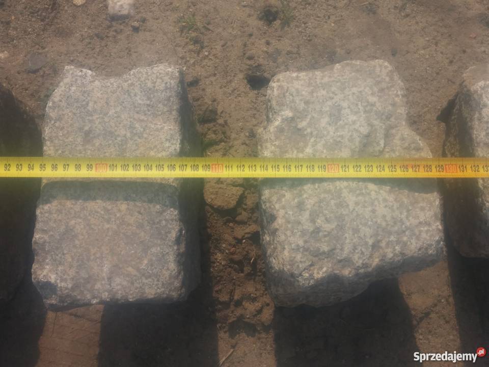 Kostka granitowa szara 1720 Używana Najtaniej Żary