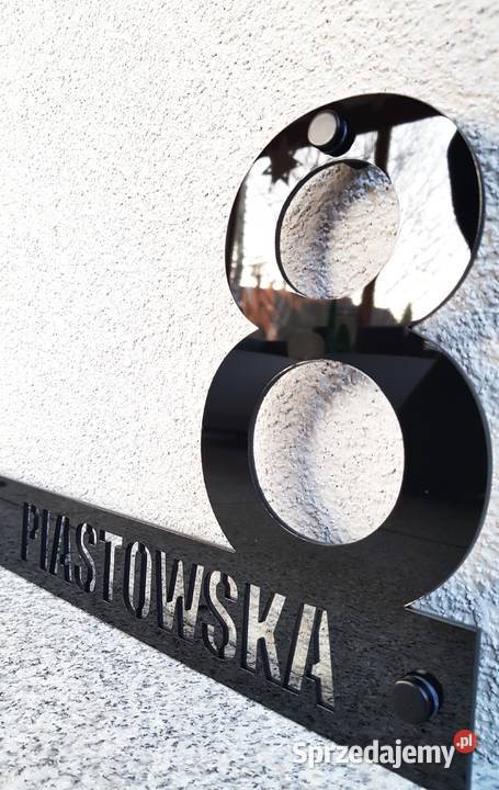 Tabliczka adresowa numer domu ulica Częstochowa