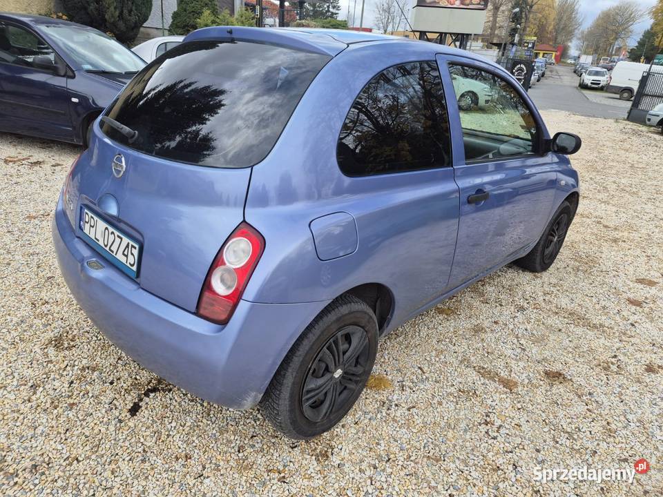 Nissan Micra 12 z klimatyzacją ISOFIX 2004 manualna dolnośląskie Kłodzko sprzedam