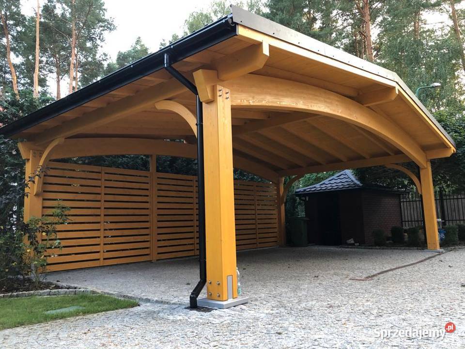 Wiata garażowa ITALIA 9M BSH Architektura ogrodowa małopolskie Łącko sprzedam