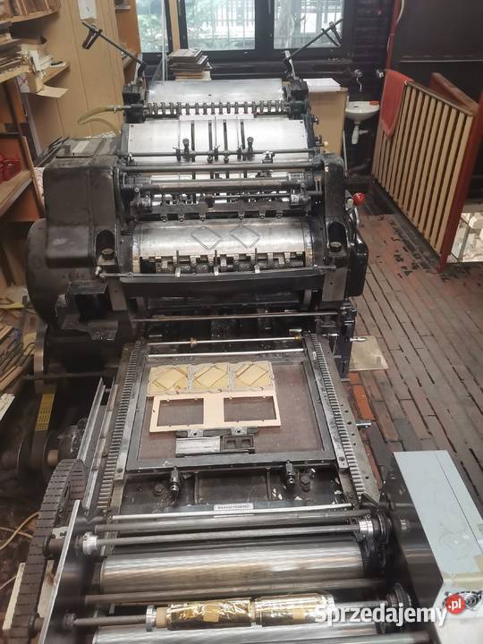 Heidelberg oryginał termodruk i sztancowanie wielkopolskie Poznań