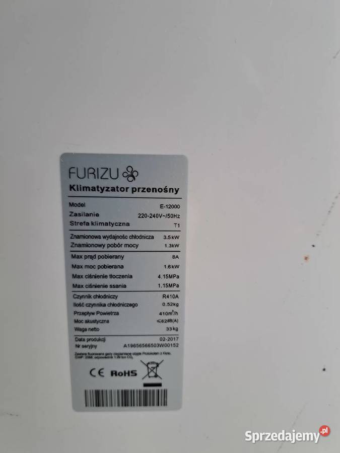 Klimatyzator Furizu Robo E12000 Łoniewo