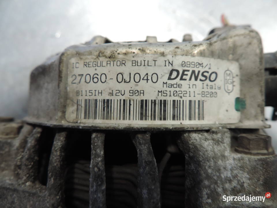 ALTERNATOR TOYOTA YARIS 1 10 B FL 270600J040 osobowe