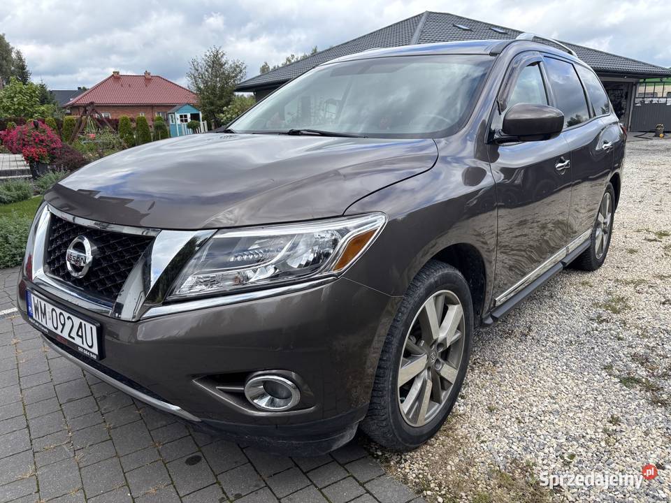 Nissan Pathfinder 2015 DVD 4x4 35 benzyna mazowieckie Sulejówek