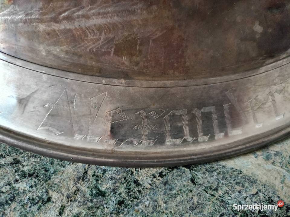 Zabytkowy Instrument TUBA Gebr Alexander Mainz blaszane Drawski Młyn