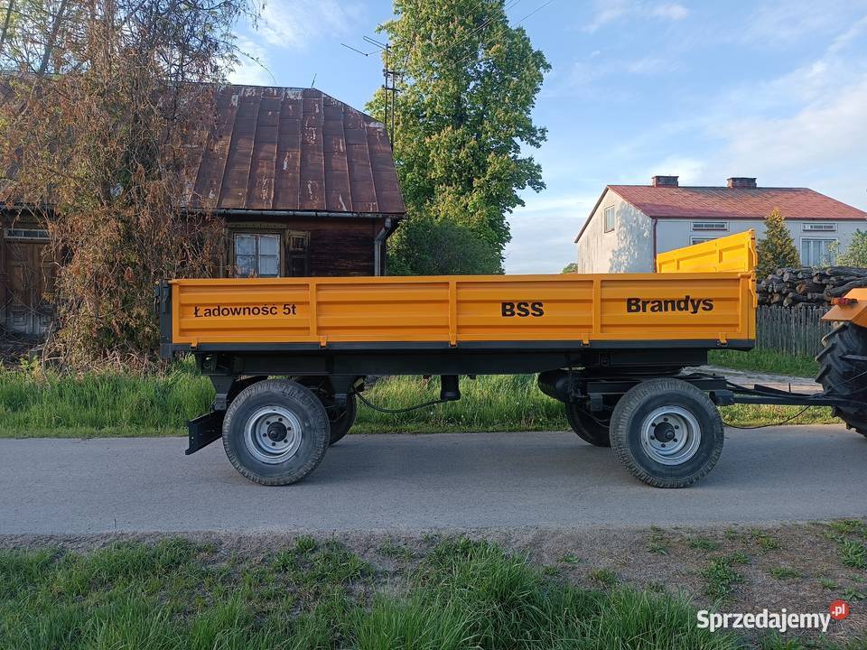 Przyczepa wywrotka 3stronna Brandys BSS 5 tonowa Żelechów