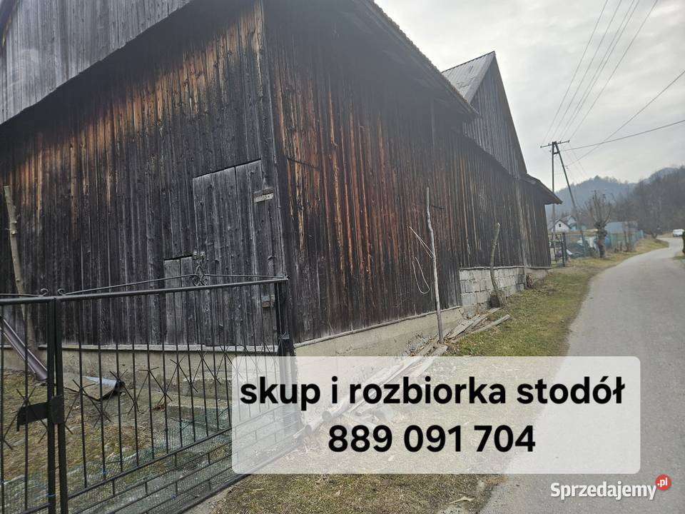 Skup starych desek skup starego drewna skup Nowy Targ