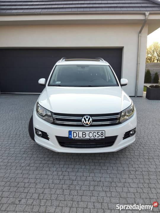 Volkswagen Tiguan Stan idealny Rline biały Tiguan Lubań