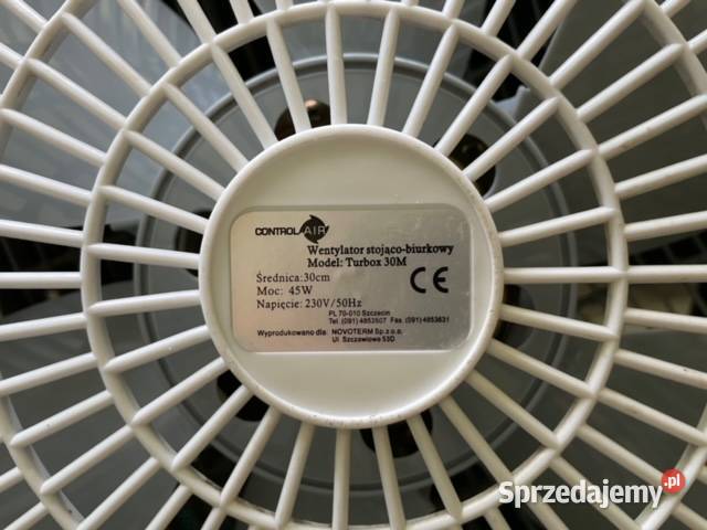 Wentylator stojąco biurkowy Control Air Turbox AGD drobne Kielce sprzedam