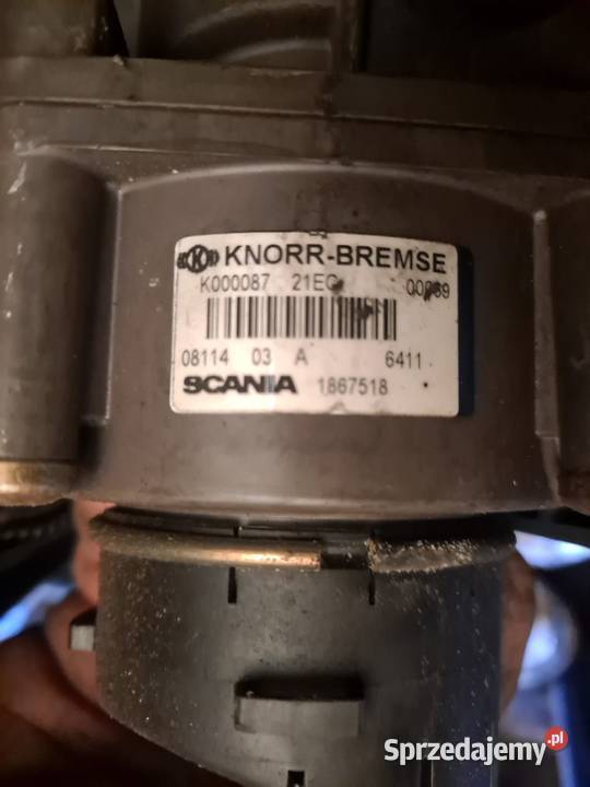 1867518 K000087 Scania Zawor glowny hamulca Pozostałe Zawichost