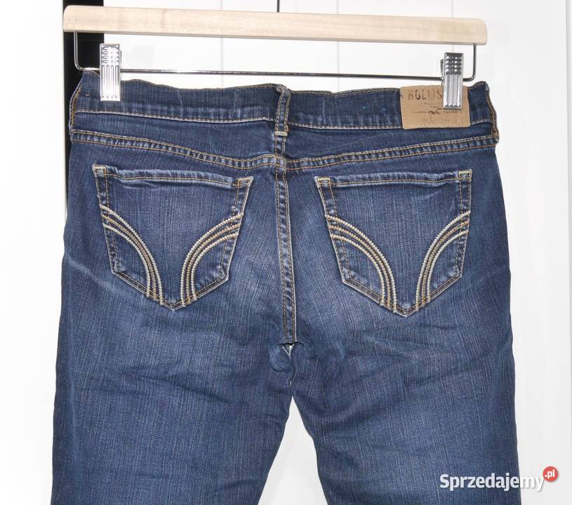 Hollister spodnie jeansowe 36 S Bez wzoru Wrocław