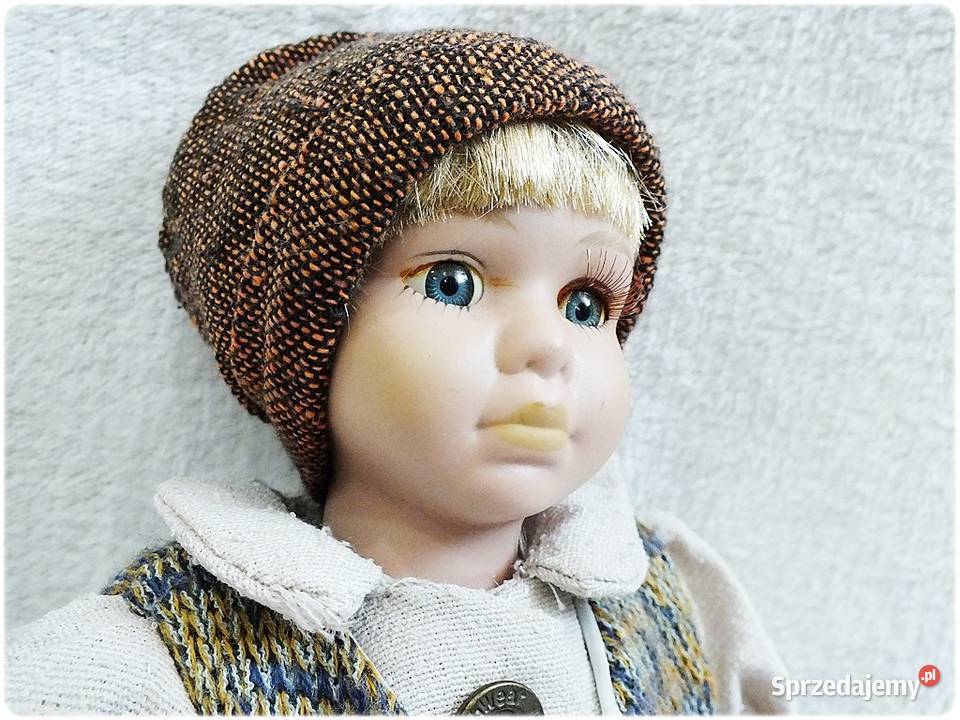 Porcelanowa stara Lalka Chłopiec Kolekcjonerska sprzedam