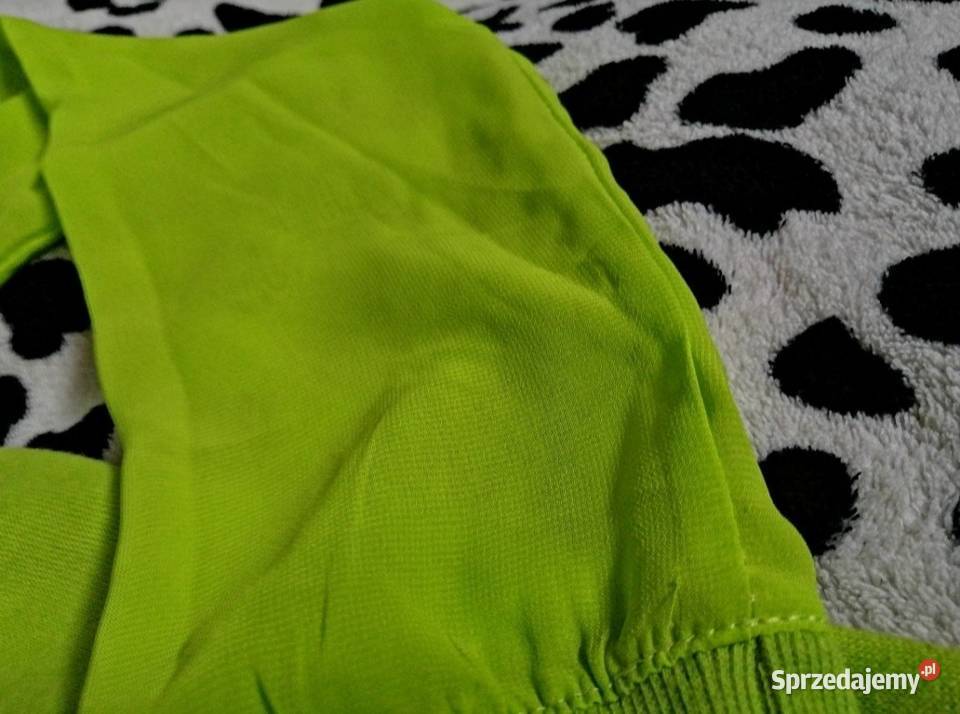 YORKER bluza łączone materiały tiulowe