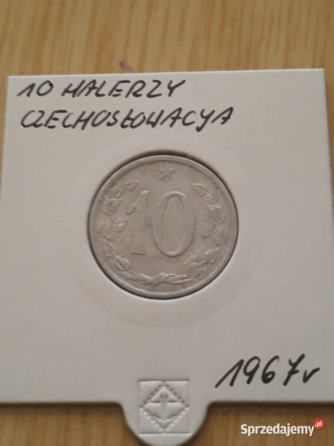 10 Halerzy Czechosłowacja 1967 i 1968 r wielkopolskie