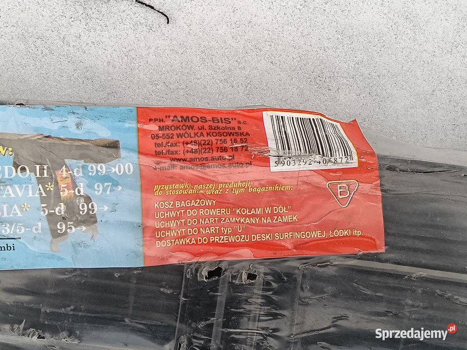 Bagażnik dachowy Skoda Octavia 5D Fabia I 3D śląskie