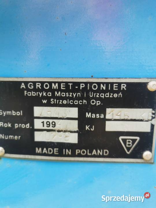 Kombajn do ziemniaków bolko z643 Niegardów