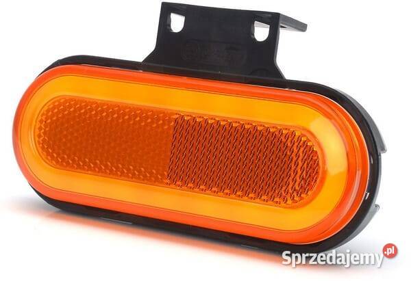 Lampa obrysowa LED prostokątna 1224V z przewodem Kamionna