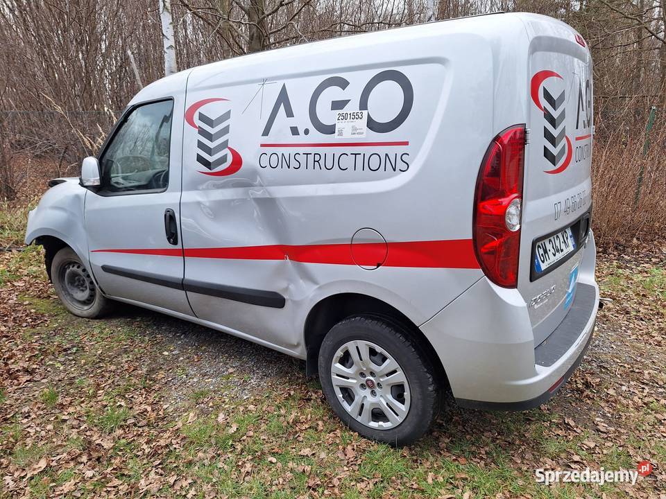 Fiat Doblo 16JTD uszkodzony mały przebieg 2023r manualna Częstochowa sprzedam