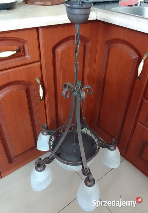ŻYRANDOL LUMINEX Lampa wisząca metalowa kol Lampy wiszące Rewal