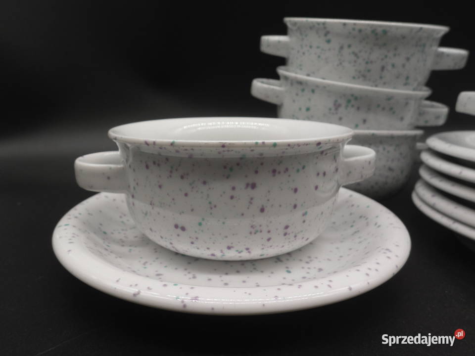 Bulionówki zestaw do zupy z kolekcji Arzberg Porcelana i szkło Raszków sprzedam