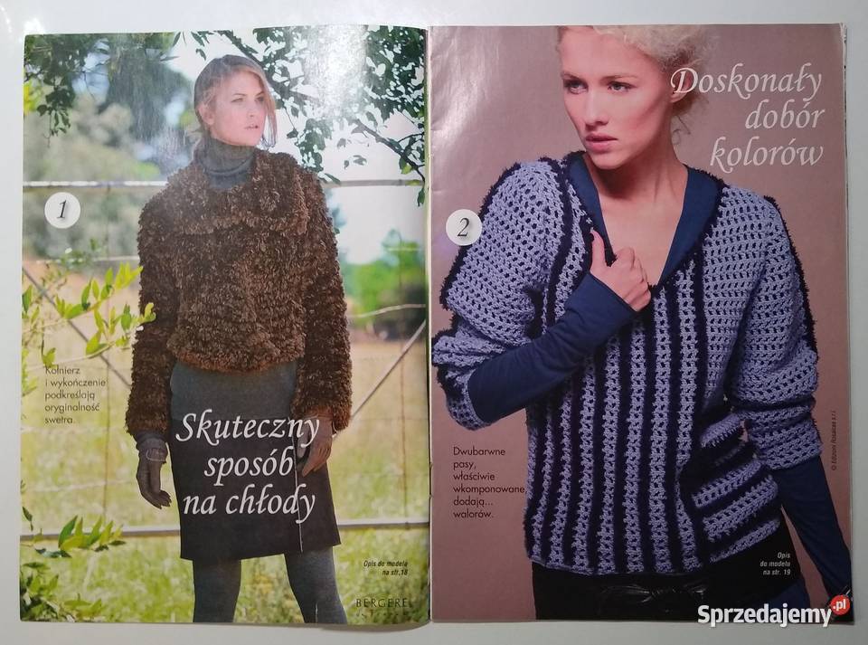 Dama w swetrze 122013 szydełko druty pomorskie Gdańsk