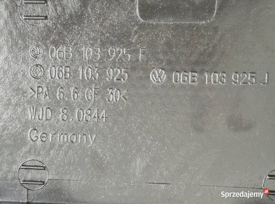 OSŁONA SILNIKA GÓRNA 20 8V AZM SKODA SUPERB I 1 osobowe Działoszyce