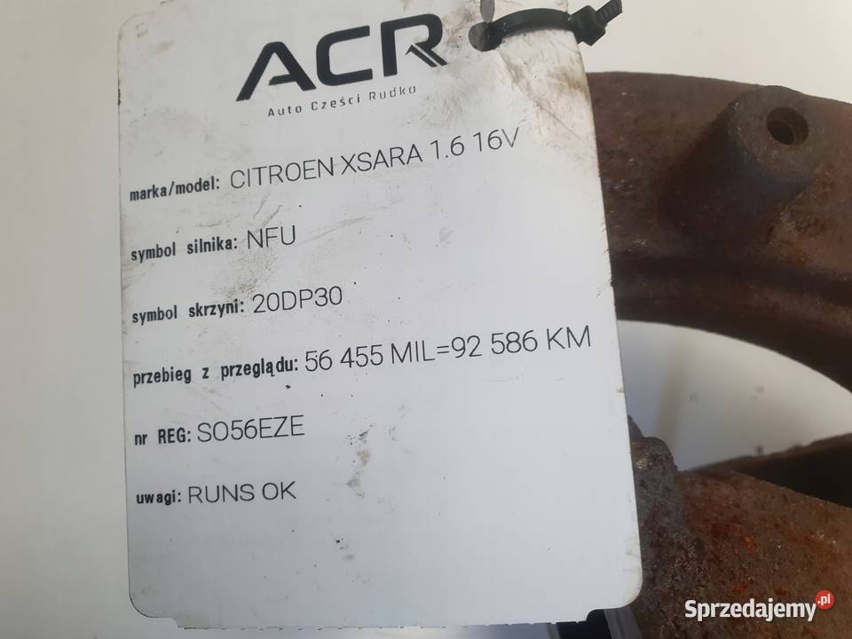 KOLEKTOR WYDECHOWY Citroen Xsara Picasso 16 16V Rudka