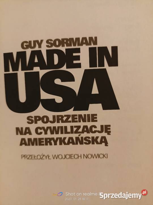 Made in Usa unikat okazy antykwariat najtańsze literatura piękna - proza zagraniczna Warszawa