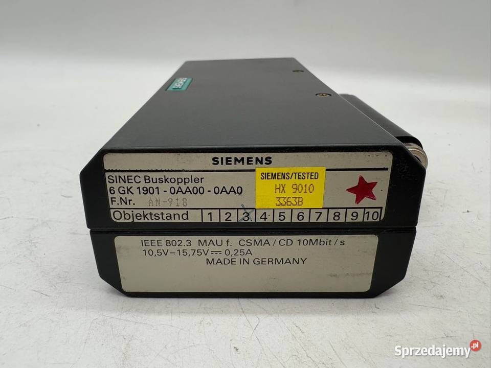 Siemens 6 GK 19010AA000AA0 Transceiver mazowieckie Warszawa
