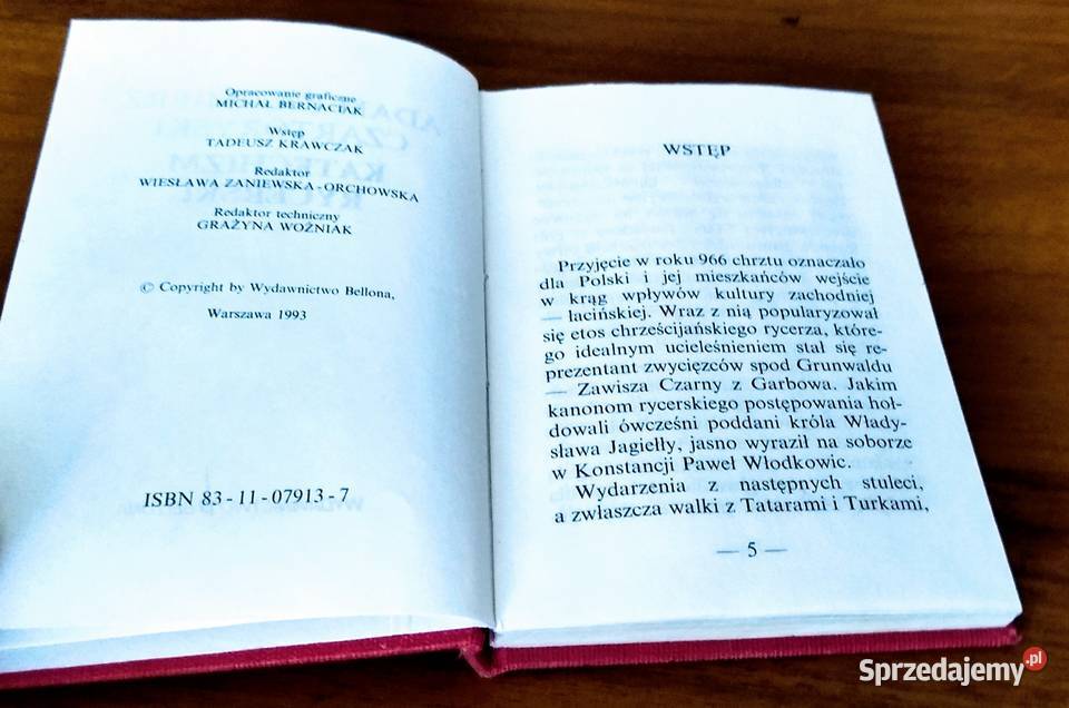 Katechizm rycerski  Adam Kazimierz Gdańsk