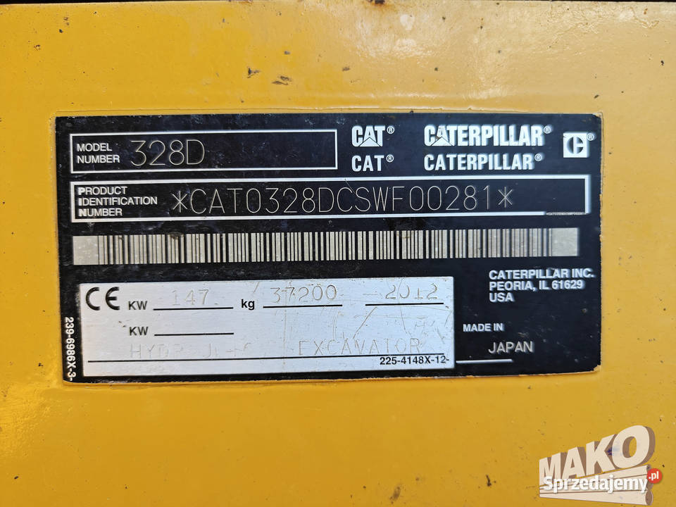 Caterpillar 328D LCR Lemiesz Podwozie remoncie Ostrowiec Świętokrzyski