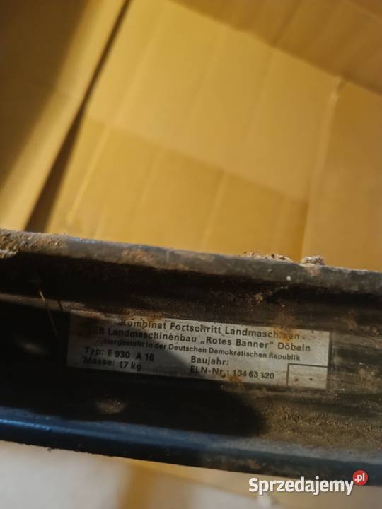 Fortschritt e930 osprzęt pług kopaczka spych Bielsko-Biała