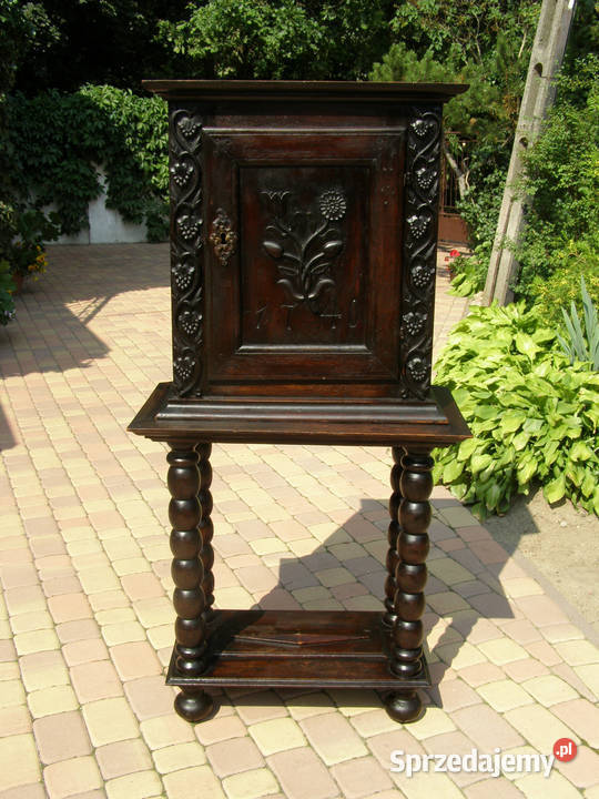 RZADKOŚĆ BAROK ORGINAŁ MUZEALNY Kabinet 1740 łódzkie Łódź