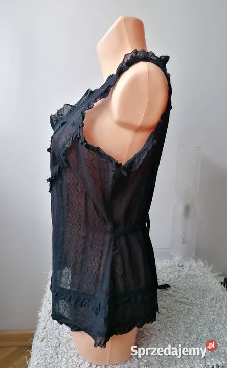 NOWA CZARNA BLUZKASOUTH R UK 16EUR 42 Odzież damska