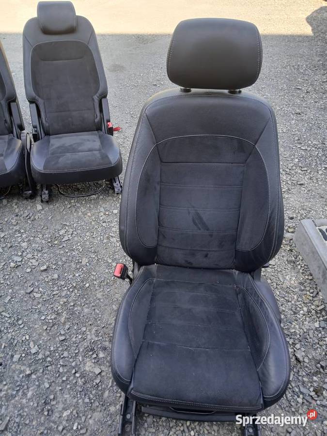 Fotele Siedzenia komplet skóra alcantara Ford S Radłów
