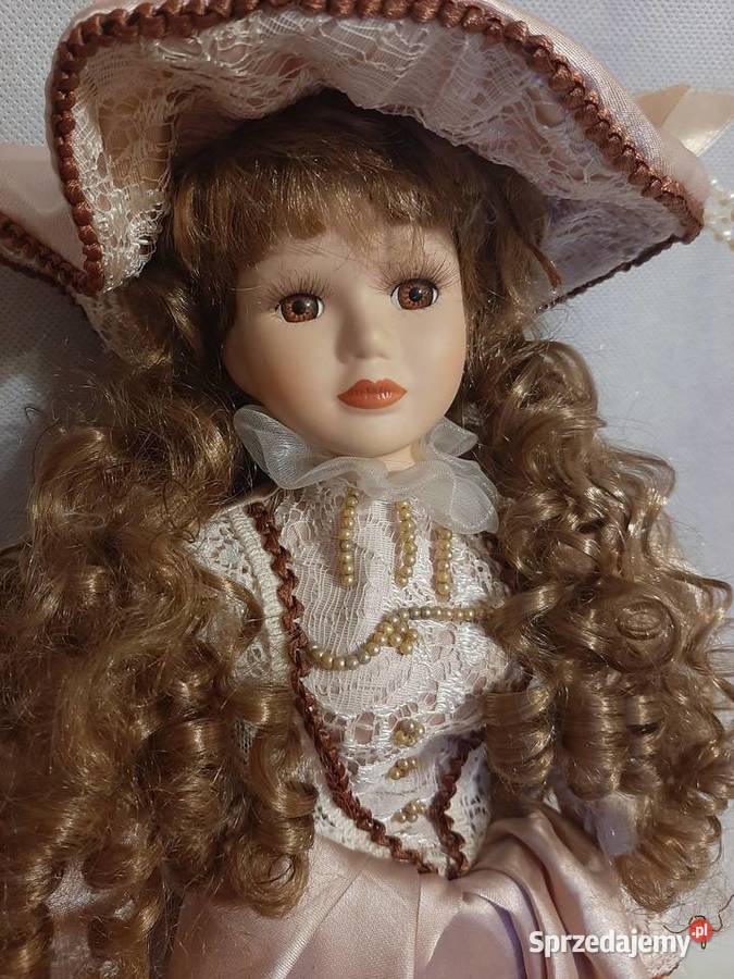 Przepiękna kolekcjonerska lalka porcelanowa na Antyki Inowrocław