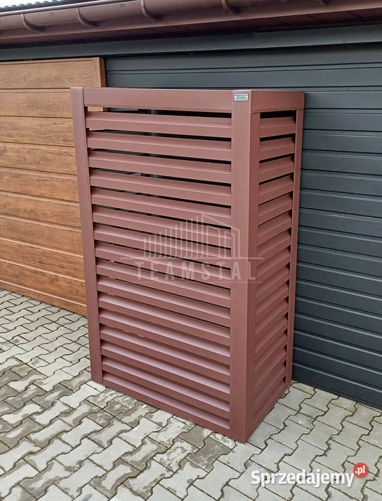 Osłona pompy ciepła 80x40x190 ciemny brąz TS570 Pompy ciepła Nowy Tomyśl